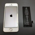 iPhone5sバッテリー交換