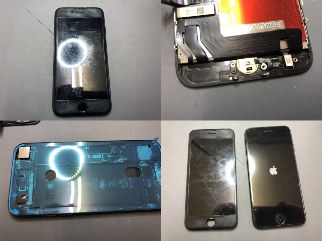 iPhone7画面割れ修理インセルLCD