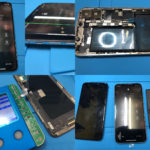 iPhone X バッテリー膨張 画面修理
