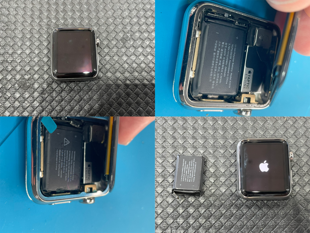 Apple Watch 1 42mm バッテリー交換（石川県より郵送修理）