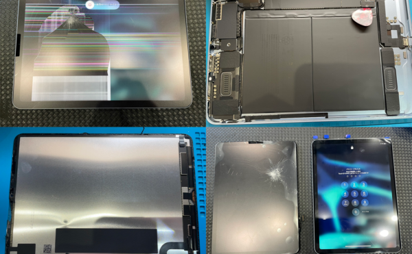 iPad Air4 画面割れ修理（栃木県より来店）